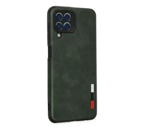 Samsung Galaxy M33 Kılıf Loop Deri Silikon - Yeşil