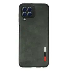 Samsung Galaxy M33 Kılıf Loop Deri Silikon - Yeşil