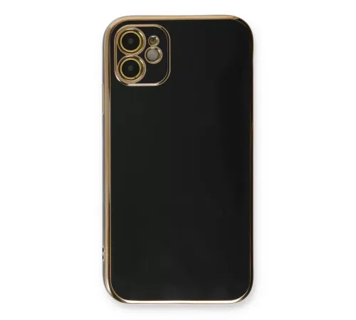 Apple iPhone 11 Kılıf Volet Silikon - Siyah