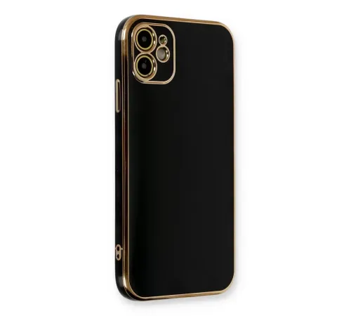 Apple iPhone 11 Kılıf Volet Silikon - Siyah