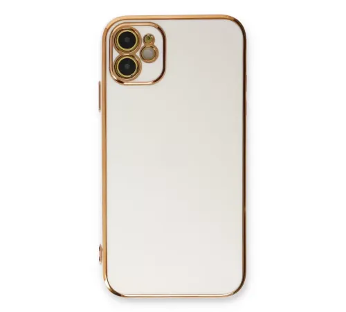 Apple iPhone 11 Kılıf Volet Silikon - Beyaz