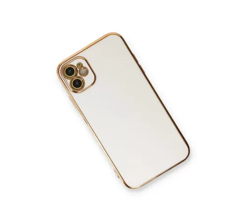Apple iPhone 11 Kılıf Volet Silikon - Beyaz