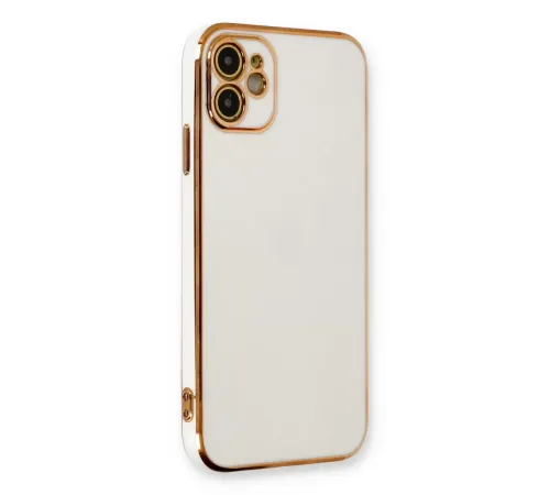 Apple iPhone 11 Kılıf Volet Silikon - Beyaz