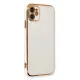 Apple iPhone 11 Kılıf Volet Silikon - Beyaz
