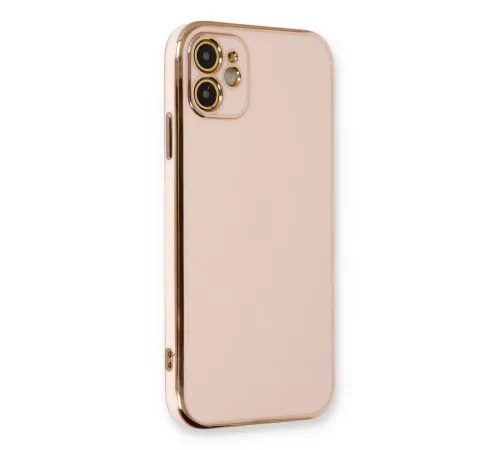 Apple iPhone 11 Kılıf Volet Silikon - Pembe