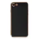 Apple iPhone 7 Kılıf Volet Silikon - Siyah
