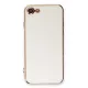 Apple iPhone 7 Kılıf Volet Silikon - Beyaz