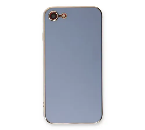 Apple iPhone 7 Kılıf Volet Silikon - Mavi
