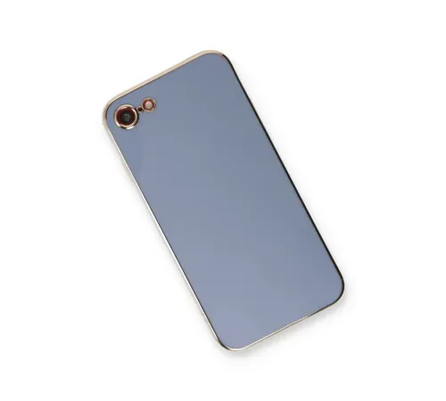 Apple iPhone 7 Kılıf Volet Silikon - Mavi