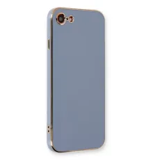 Apple iPhone 7 Kılıf Volet Silikon - Mavi
