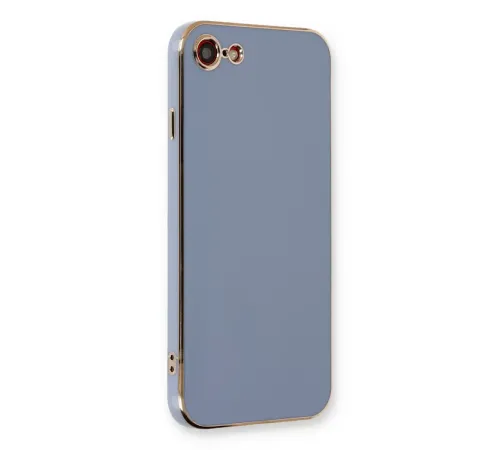 Apple iPhone 7 Kılıf Volet Silikon - Mavi