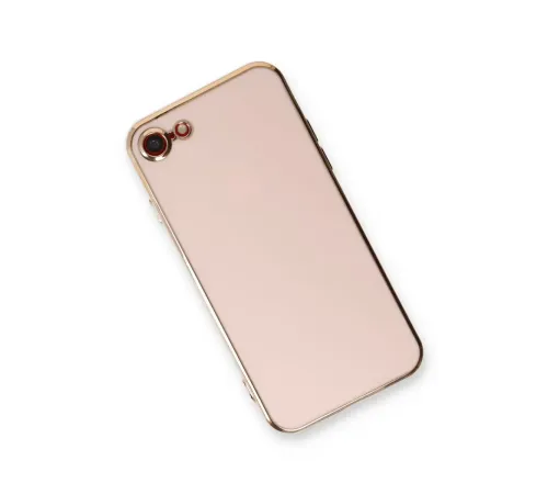 Apple iPhone 7 Kılıf Volet Silikon - Pembe
