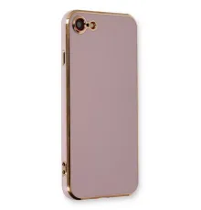 Apple iPhone 7 Kılıf Volet Silikon - Mor
