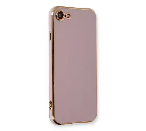 Apple iPhone 7 Kılıf Volet Silikon - Mor