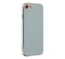 Apple iPhone 7 Kılıf Volet Silikon - Açık Yeşil