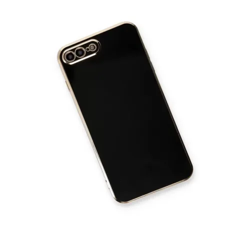 Apple iPhone 7 Plus Kılıf Volet Silikon - Siyah