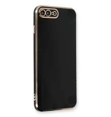 Apple iPhone 7 Plus Kılıf Volet Silikon - Siyah