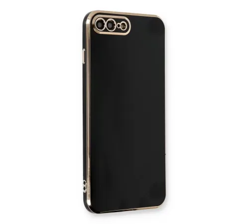 Apple iPhone 7 Plus Kılıf Volet Silikon - Siyah