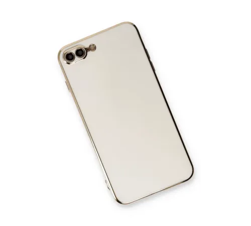 Apple iPhone 7 Plus Kılıf Volet Silikon - Beyaz