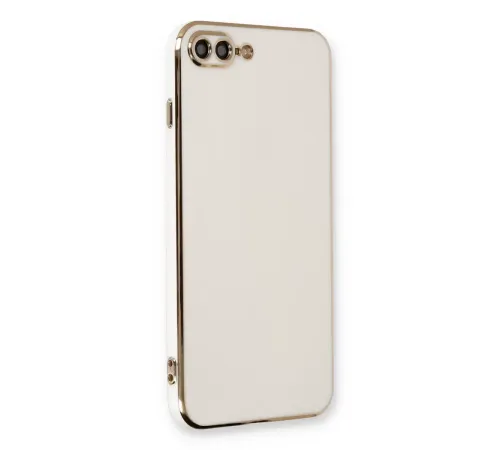 Apple iPhone 7 Plus Kılıf Volet Silikon - Beyaz