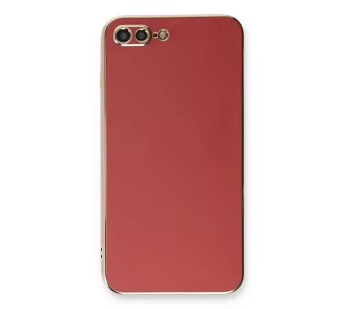 Apple iPhone 7 Plus Kılıf Volet Silikon - Kırmızı