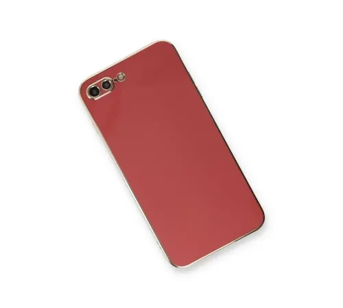 Apple iPhone 7 Plus Kılıf Volet Silikon - Kırmızı