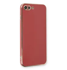 Apple iPhone 7 Plus Kılıf Volet Silikon - Kırmızı