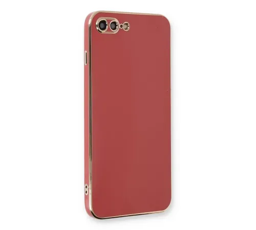 Apple iPhone 7 Plus Kılıf Volet Silikon - Kırmızı