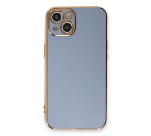 Apple iPhone 13 Kılıf Volet Silikon - Mavi