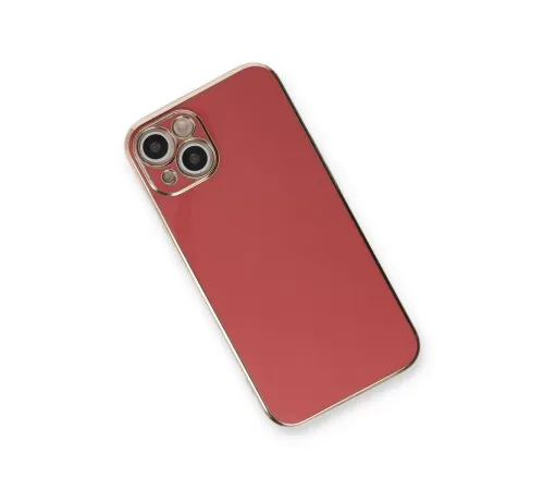 Apple iPhone 13 Kılıf Volet Silikon - Kırmızı
