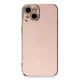 Apple iPhone 13 Kılıf Volet Silikon - Pembe