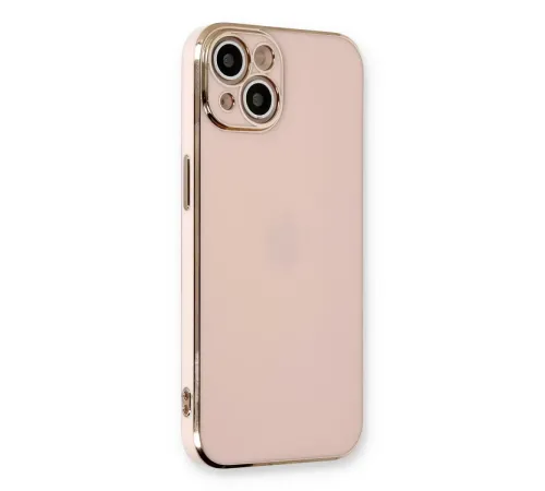 Apple iPhone 13 Kılıf Volet Silikon - Pembe