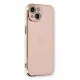 Apple iPhone 13 Kılıf Volet Silikon - Pembe