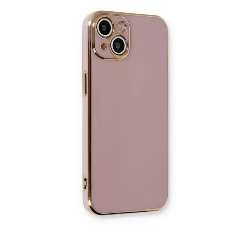 Apple iPhone 13 Kılıf Volet Silikon - Mor