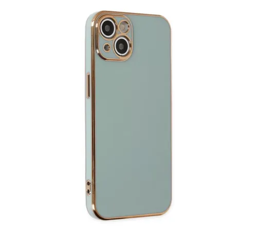 Apple iPhone 13 Kılıf Volet Silikon - Açık Yeşil