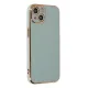 Apple iPhone 13 Kılıf Volet Silikon - Açık Yeşil