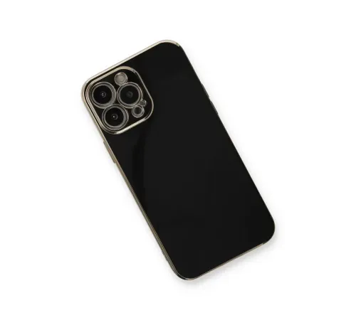 Apple iPhone 13 Pro Kılıf Volet Silikon - Siyah