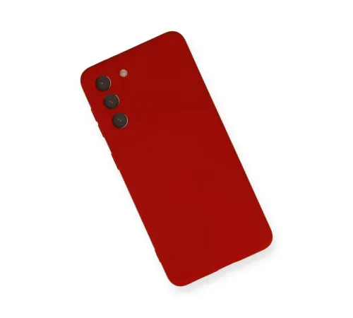 Samsung Galaxy S21 Kılıf Nano içi Kadife Silikon - Kırmızı