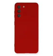 Samsung Galaxy S21 Kılıf Nano içi Kadife Silikon - Kırmızı