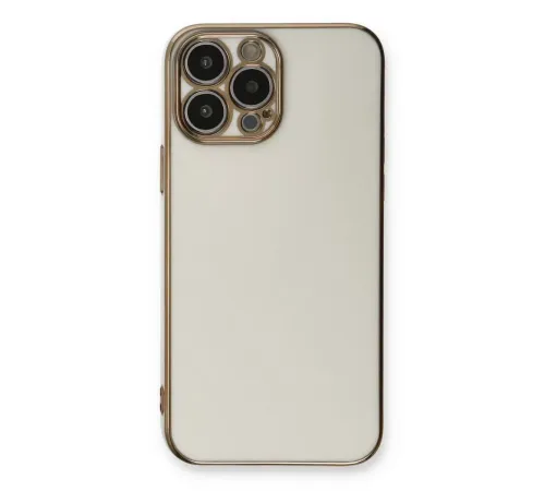 Apple iPhone 13 Pro Kılıf Volet Silikon - Beyaz
