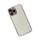 Apple iPhone 13 Pro Kılıf Volet Silikon - Beyaz