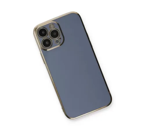 Apple iPhone 13 Pro Kılıf Volet Silikon - Mavi