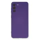 Samsung Galaxy S21 Kılıf Nano içi Kadife Silikon - Mor