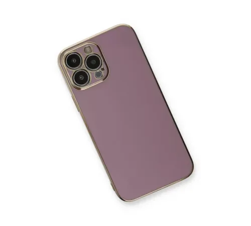 Apple iPhone 13 Pro Kılıf Volet Silikon - Mor