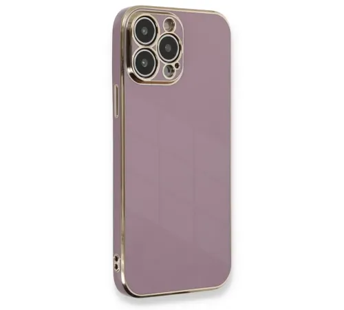 Apple iPhone 13 Pro Kılıf Volet Silikon - Mor