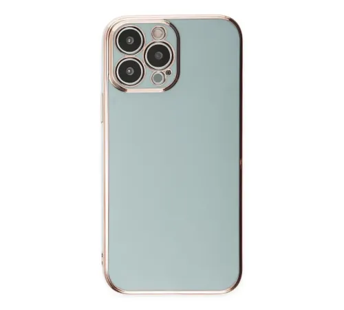 Apple iPhone 13 Pro Kılıf Volet Silikon - Açık Yeşil