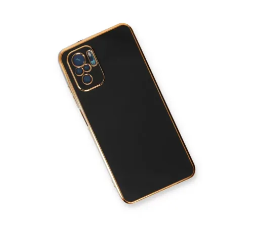 Xiaomi Redmi Note 10 Kılıf Volet Silikon - Siyah