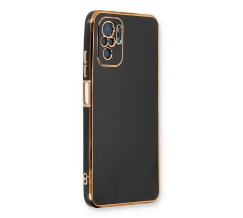 Xiaomi Redmi Note 10 Kılıf Volet Silikon - Siyah