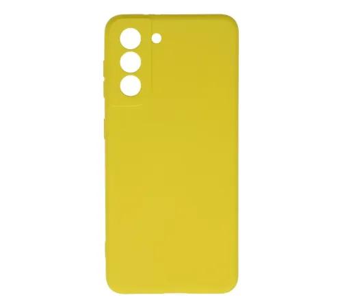 Samsung Galaxy S21 Kılıf Nano içi Kadife Silikon - Sarı