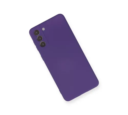 Samsung Galaxy S21 Plus Kılıf Nano içi Kadife Silikon - Mor
